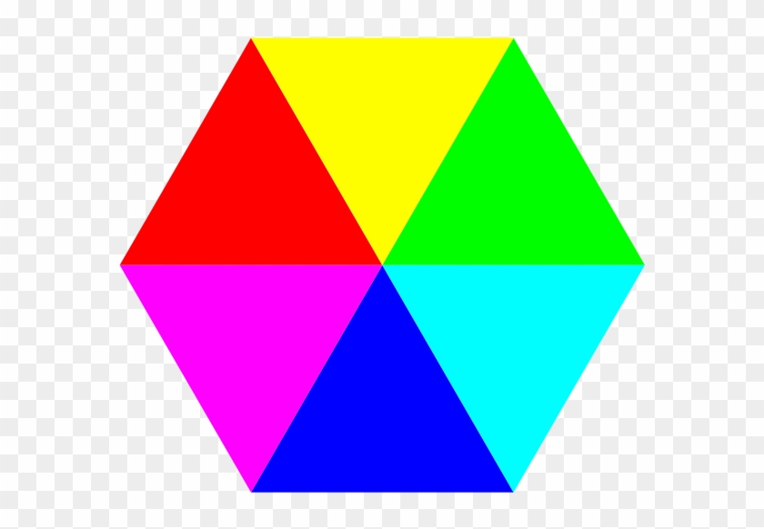 Hexagon 6 Color Png Clip Arts - Hexagon 6 Color Png Clip Arts #1364796