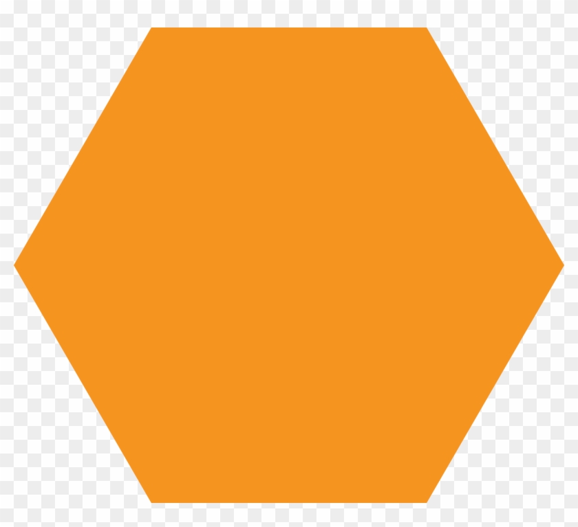 Vector Royalty Free Stock Intelligent Clipart Superior - Orange Hexagon #1364819
