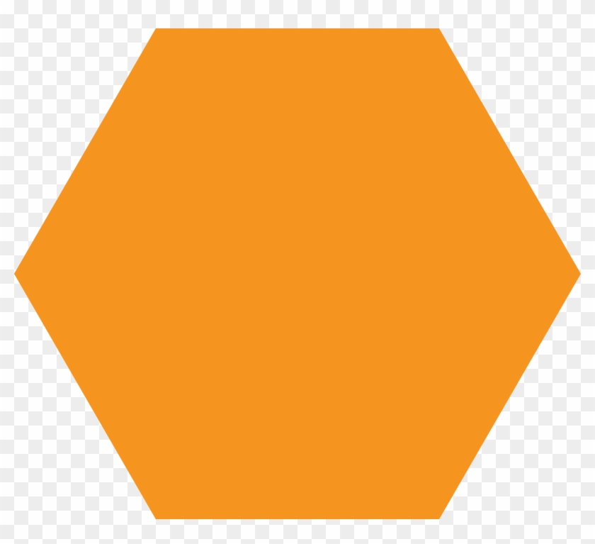 Vector Royalty Free Stock Intelligent Clipart Superior - Orange Hexagon #1364819
