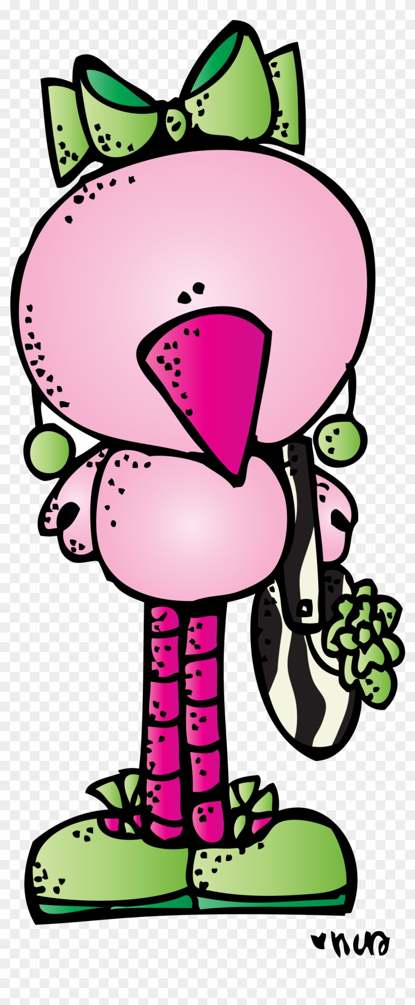 Dust Clipart Pink - Melonheadz Flamingo #1364913