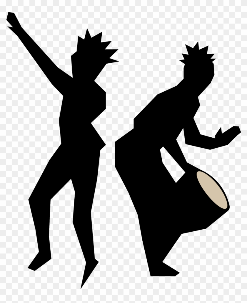 African Dancer Silhouette At Getdrawings - Africa Silhouettes Png #1364993