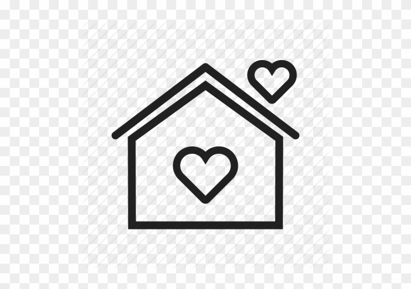 Home Icons Line - Symbol Of Houses Png #1365044