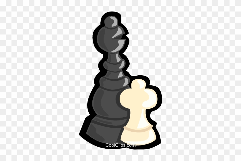 Chess Pieces, Games Royalty Free Vector Clip Art Illustration - Illustration #1365091