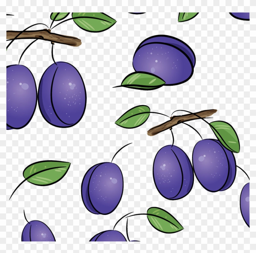 Clipart Plum Drawing Royalty - Plum Drawing #1365144