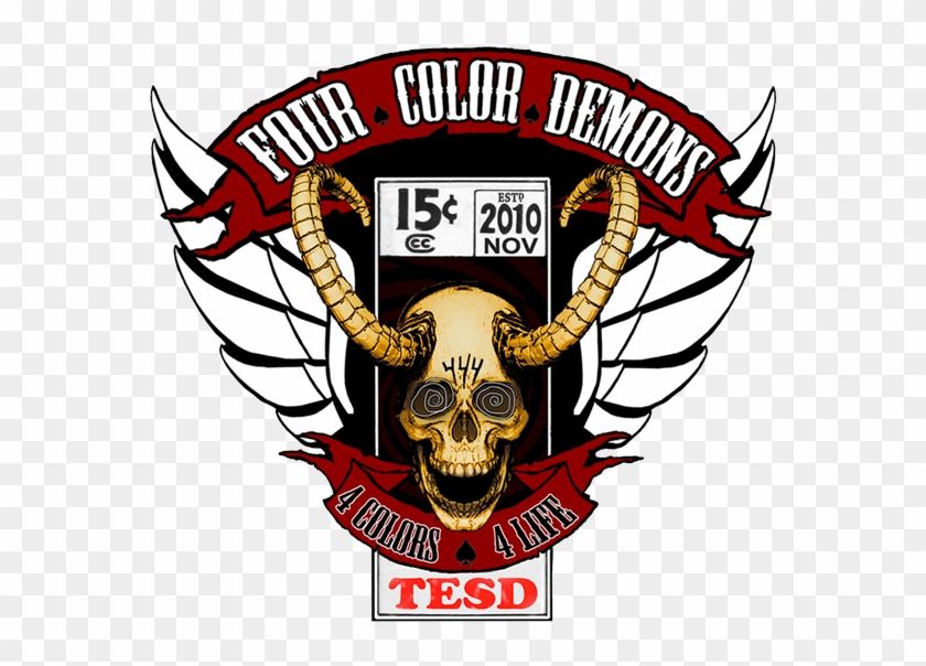 Four Color Demons - Tell Em Steve Dave Logo - Free Transparent PNG Clipart ...