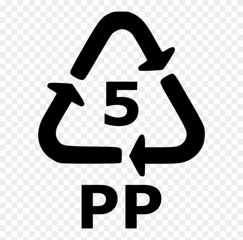 Recycling Symbol Plastic Recycling Low-density Polyethylene - Pvc Plastic #1365203
