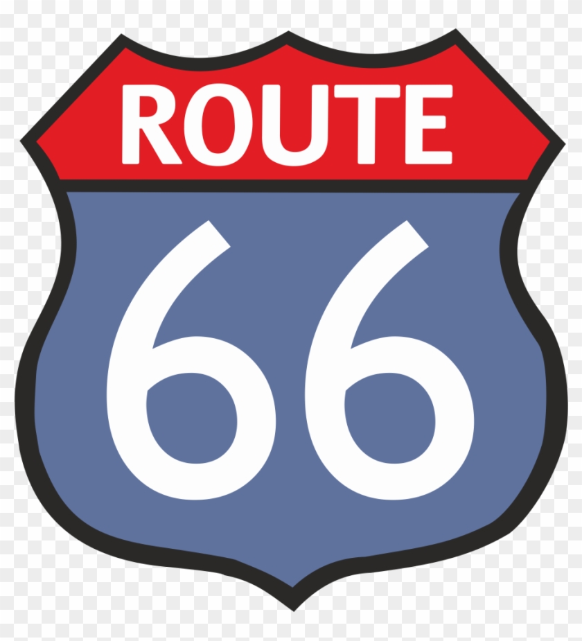 Route - Clipart Route 66 #1365231