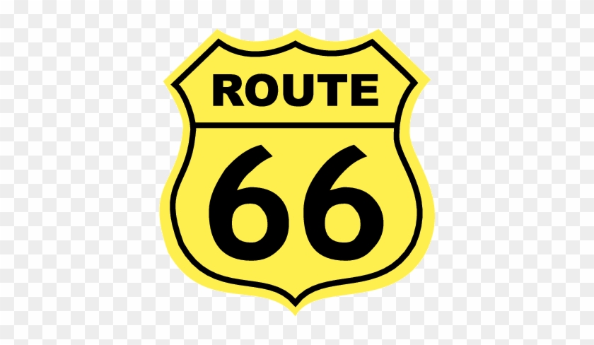 Route - Route 66 Logo Png #1365232