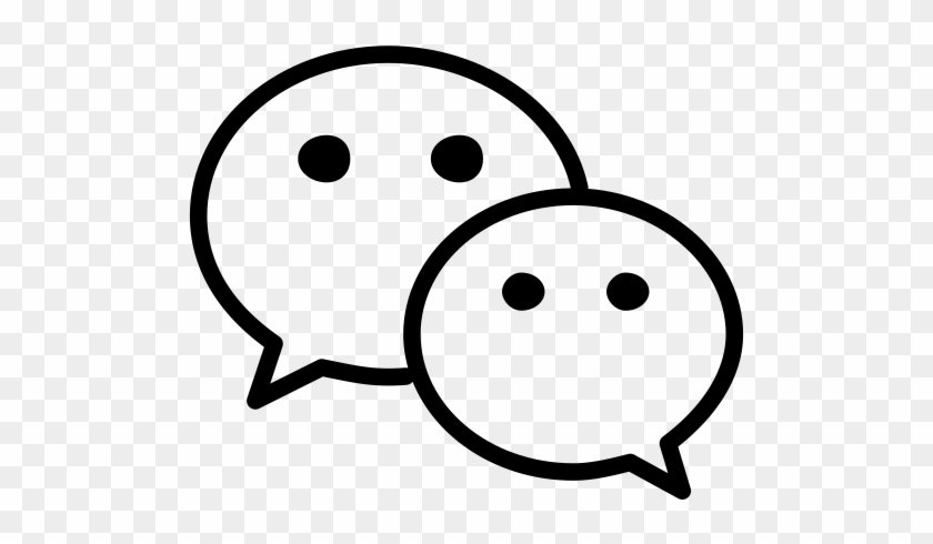 Contour Lines - Wechat Icon Png White #1365234