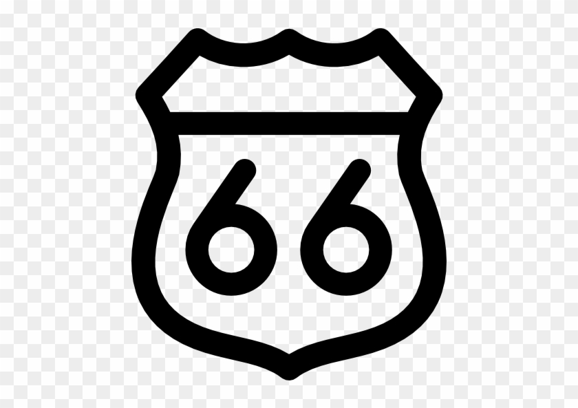 Route 66 Free Icon - U.s. Route 66 #1365241