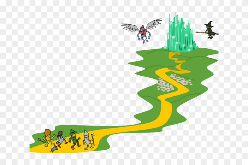 Clipart Path Winding Dirt Picturesque Zig Www Picturesboss - Wizard Of Oz Png #1365287