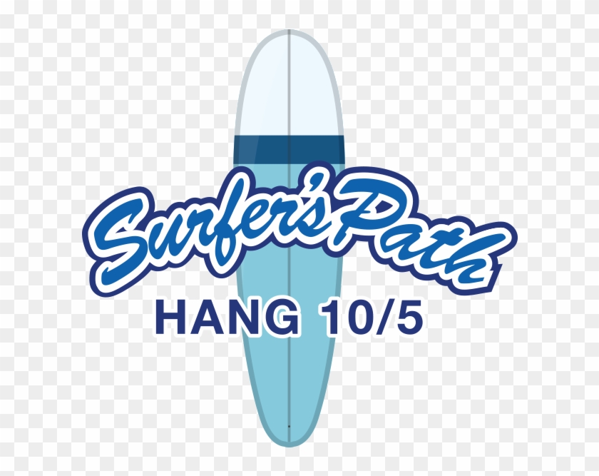 Hang 10/ Hang - Surfer's Path Logo #1365305