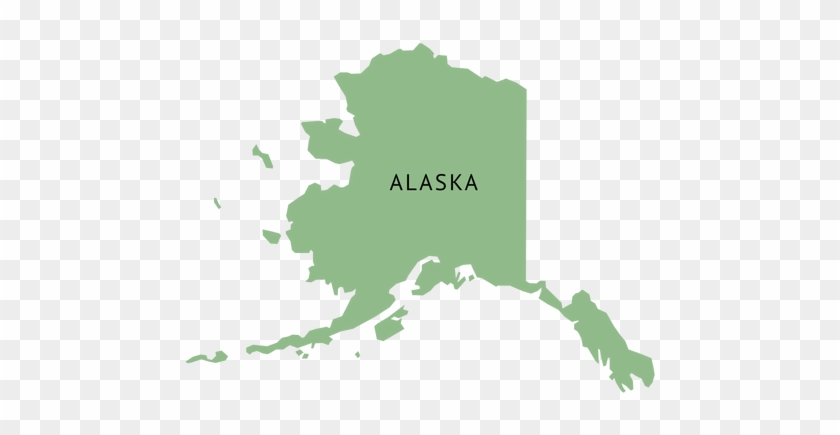 Clip Freeuse Stock Map Silhouette At Getdrawings - Alaska Map #1365374
