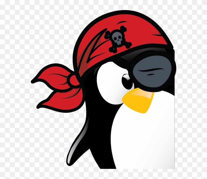 Penguin Clipart Penguin Tux - Penguin Pirate #1365377