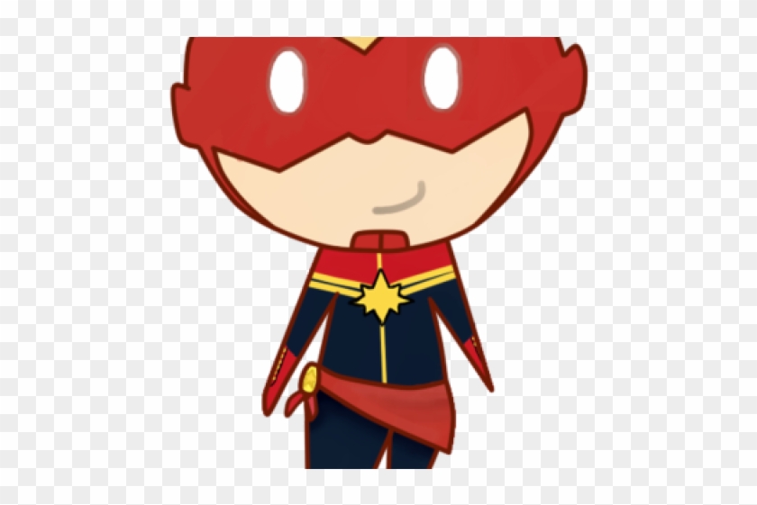 Captain Marvel Clipart Chibi - Captain Marvel Chibi #1365615