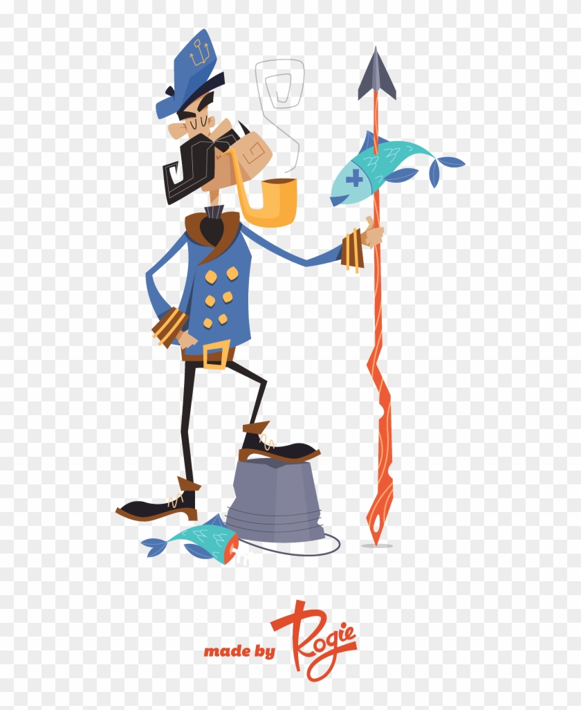 Sea Captain Character - Illustration #1365645