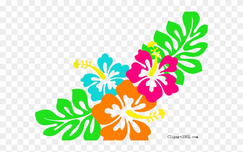 Hibiscus Hawaiian Flower Clipart - Hawaiian Hibiscus #1365658