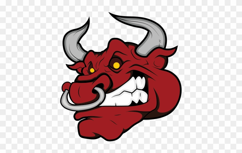 Demon Clipart Angry - Angry Bull Head Vector #1365742