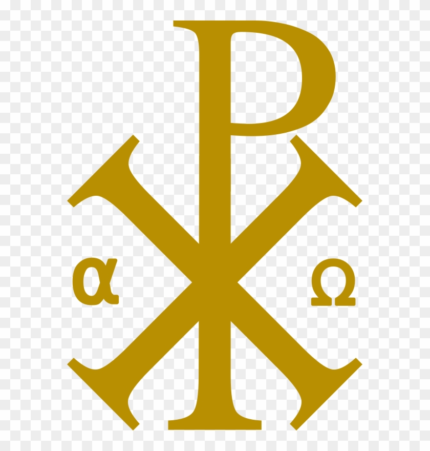 Chi Rho Symbol Alpha And Omega Christianity - Alpha And Omega Catholic Symbol #1365767