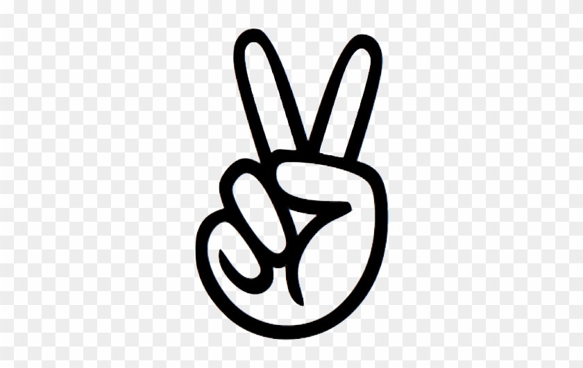 Peace Peace Sign Fingers, Peace Sign Hand, Peace Signs, - Peace Sign Hand Transparent #1365806