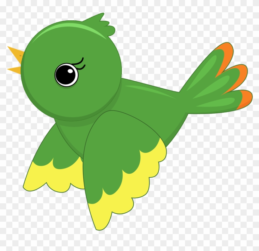 B *✿* De Duda Cavalcanti - Green Cartoon Bird Clipart #1365839