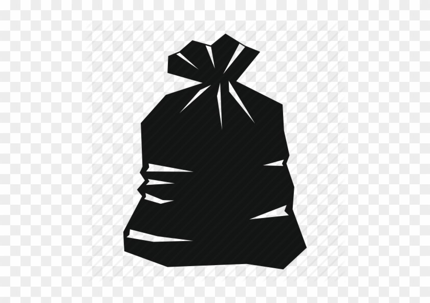 Trash Bag Vector Clipart Plastic Bag Bin Bag Waste - Rubbish Bag Icon #1365980