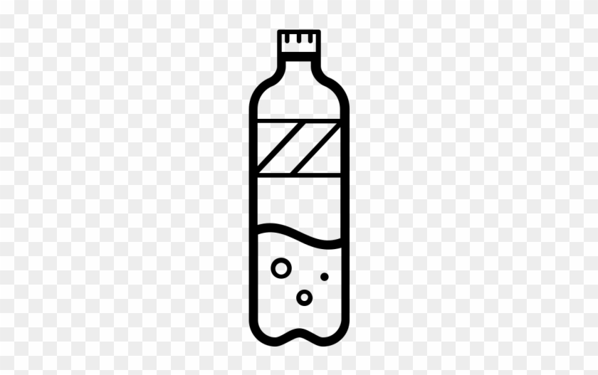 Plastic Bottles Clipart Colouring Page - Garrafa Plástica Para Colorir #1365988