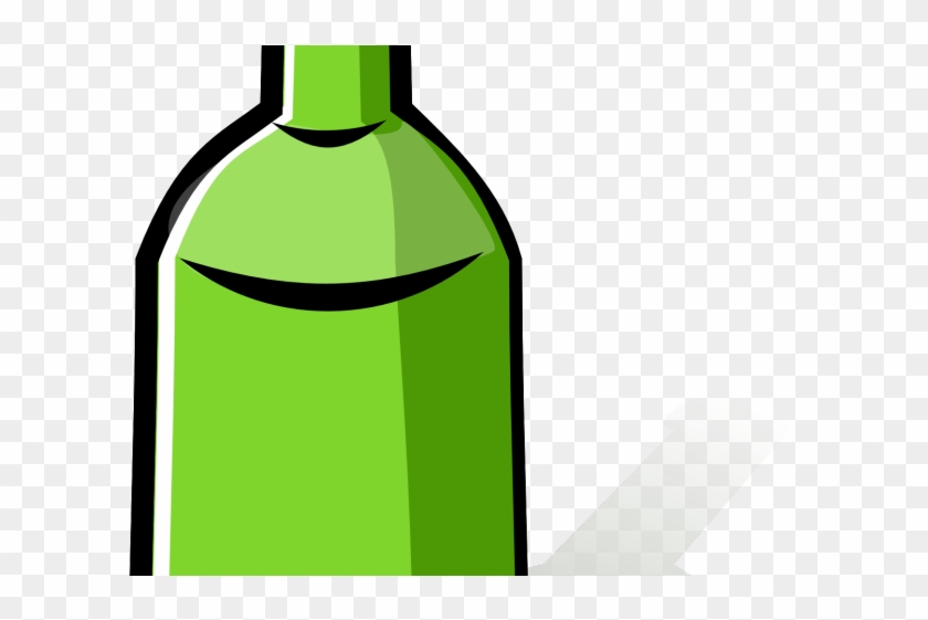 Plastic Bottles Clipart Botal - Wine Bottle Cartoon Png #1366009