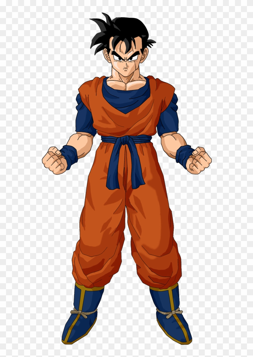 Future Gohan Clipart 451,69kb Download - Gohan In Goku Clothes #1366041