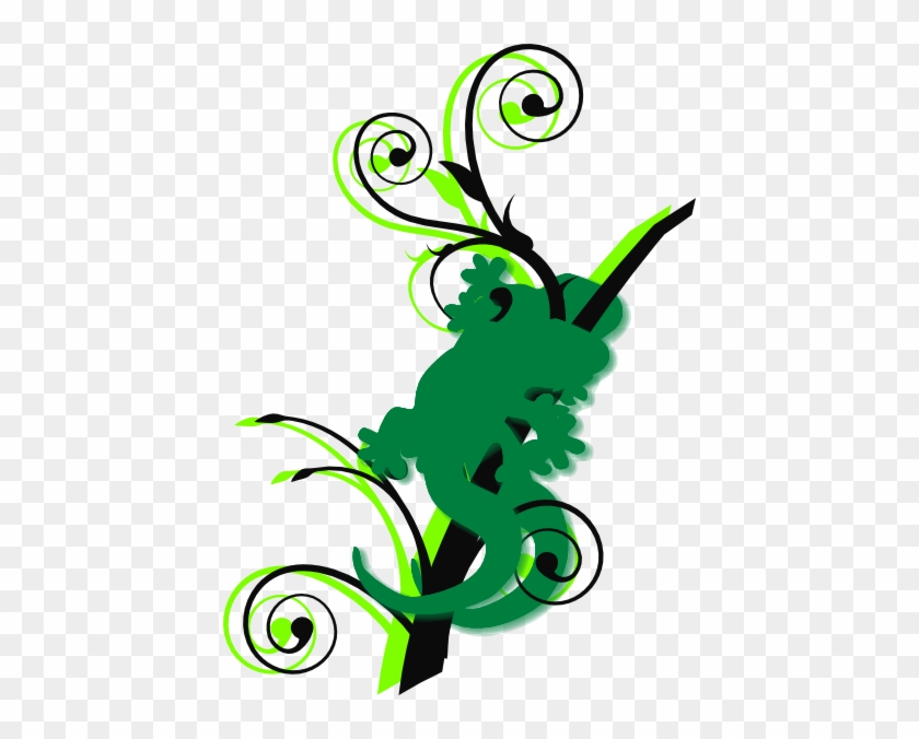 Gecko Branch Clipart Has - Gecko Branch Clipart Has #1366181