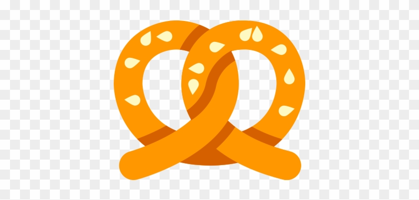 Pretzel, Fill, Multicolor Icon - Icono Pretzel #1366206