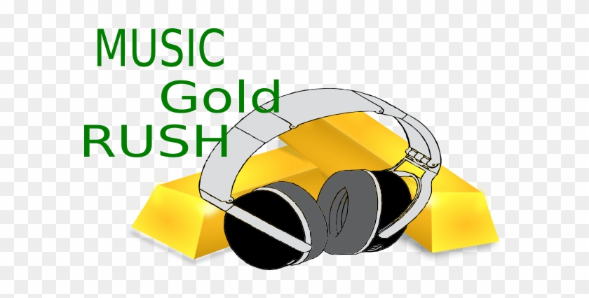 Music Gold Rush Logo Clip Art At Clker Com - Music #1366293