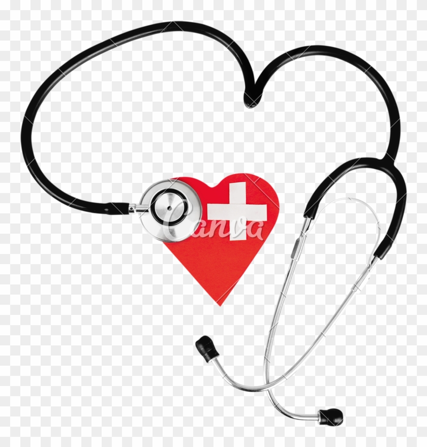 Heart With A Stethoscope - Heart #1366316