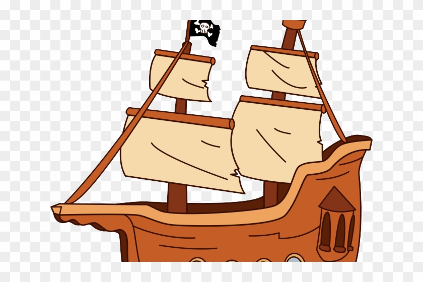Ship Clipart Smoke - Pirate Ship Clip Art #1366325
