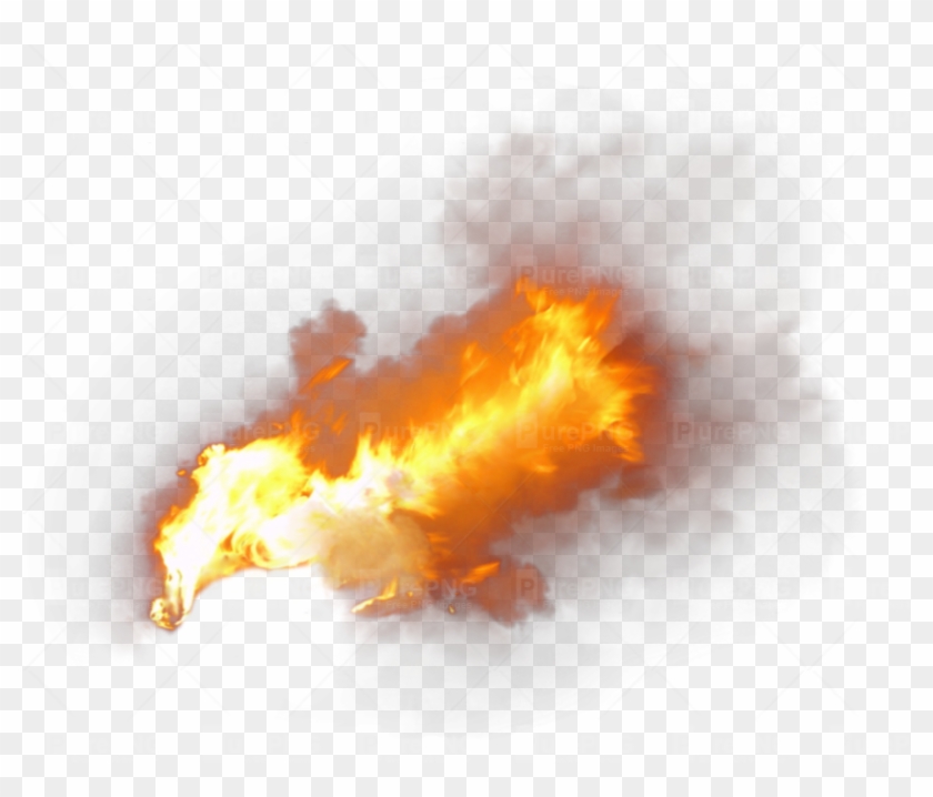Flame Clipart Smoke - Flames Png #1366334