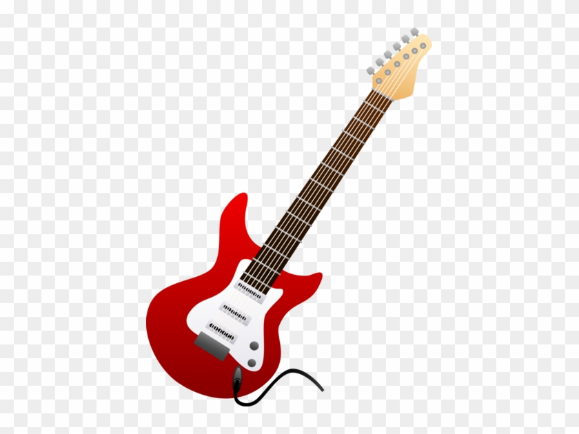 Red Electric Guitar Design Guitar Clipart, Music Clipart, - Guitar Clipart Transparent Background #1366408