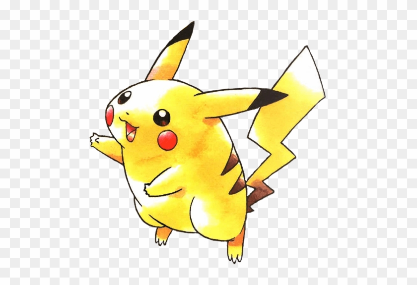 #pikachu Rb From The Official Artwork Set For #pokemon - Pikachu Pokemon Yellow Art #1366514