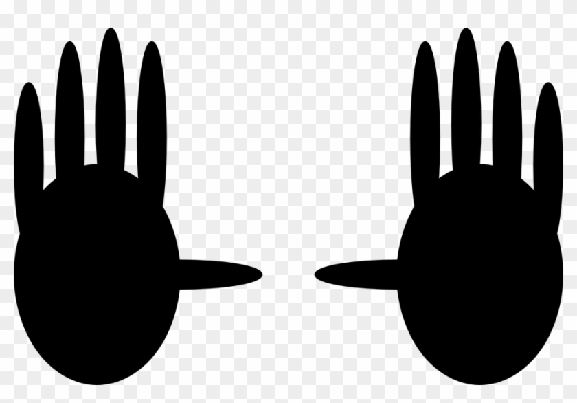 Silhouette Line Art Computer Icons - Animasi Dua Telapak Tangan #1366586