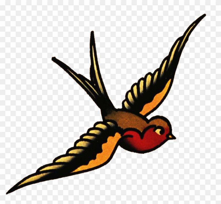 Sailor Jerry, Tattoo, Swallow - Old School Tattoo Swallow #1366609