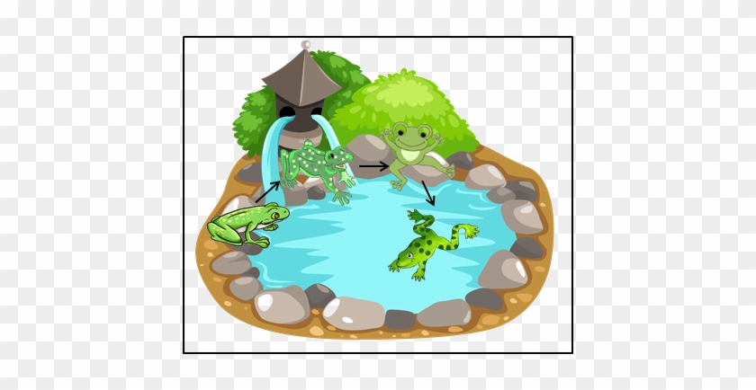 This Diagram Given Shown Living Things - Water Pond Clip Art #1366611