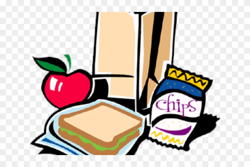 Brown Bag Lunch Clipart #1366681