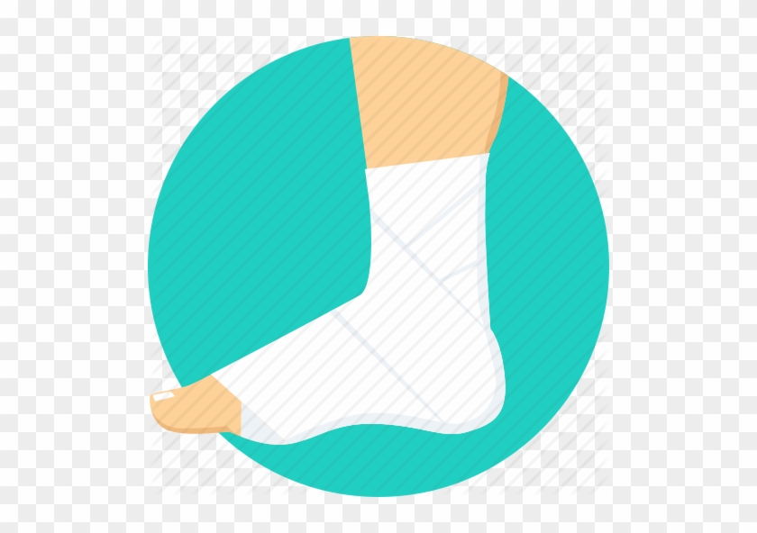 Ankle Sprain Icon Clipart Sprained Ankle Sprains And - Ankle Sprain Icon #1366687