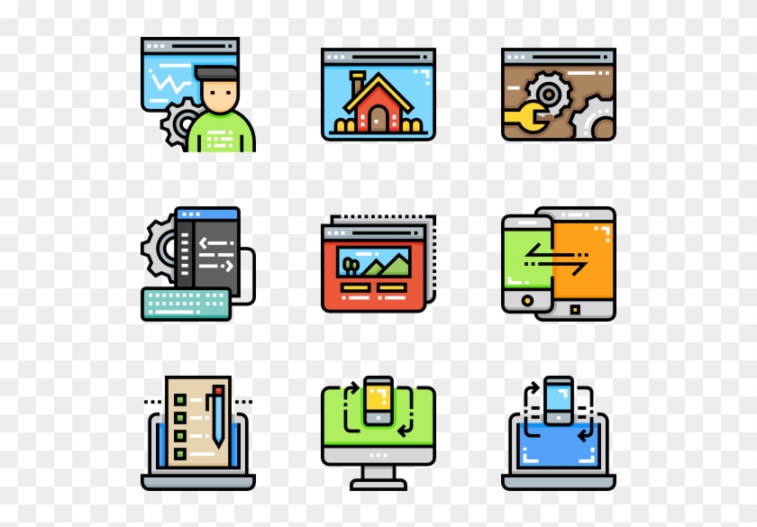 Responsive Design - Machinery Icons #1366774