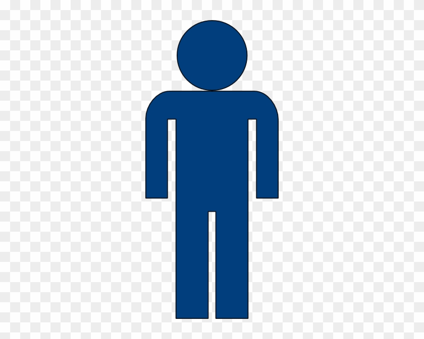 This Free Clip Arts Design Of Body Icon Medium Blue - This Free Clip Arts Design Of Body Icon Medium Blue #1366807