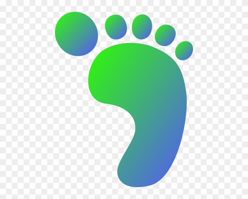How To Set Use Green/blue Right Foot Svg Vector - How To Set Use Green/blue Right Foot Svg Vector #1366821