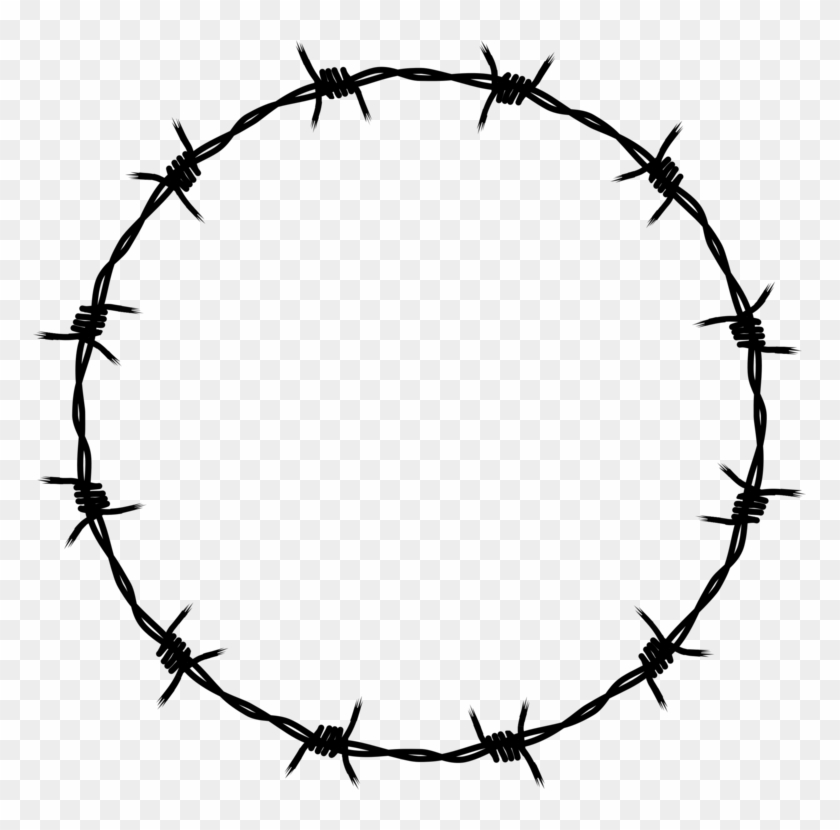 All Photo Png Clipart - Circle Barbed Wire Png #1366875