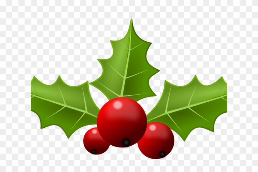 Holley Clipart Holiday Feast - Clip Art Christmas Holly #1366930