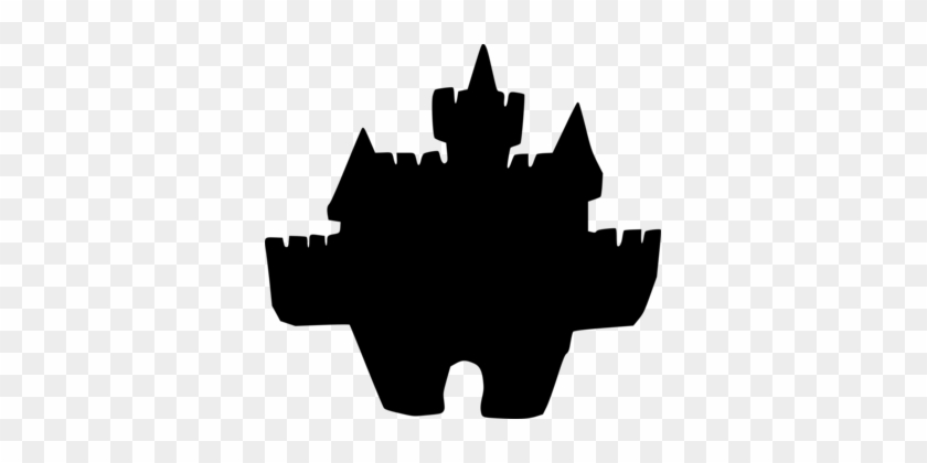 Castle Drawing Silhouette Computer Icons Cartoon - Drawing #1367004