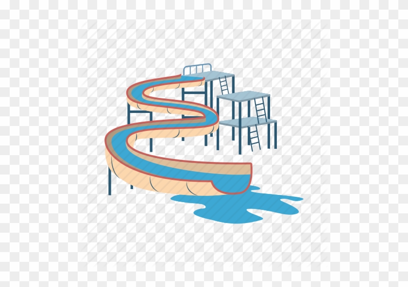 Clipart Resolution 512*512 - Waterslide Cartoon #1367027