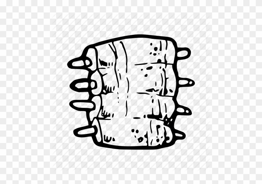 Download Ribs Clipart Barbecue Spare Ribs Hamburger - Ribs Food Coloring Page #1367198